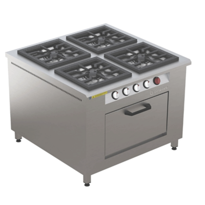 Kuzine Fırınlı Gazlı Ocak